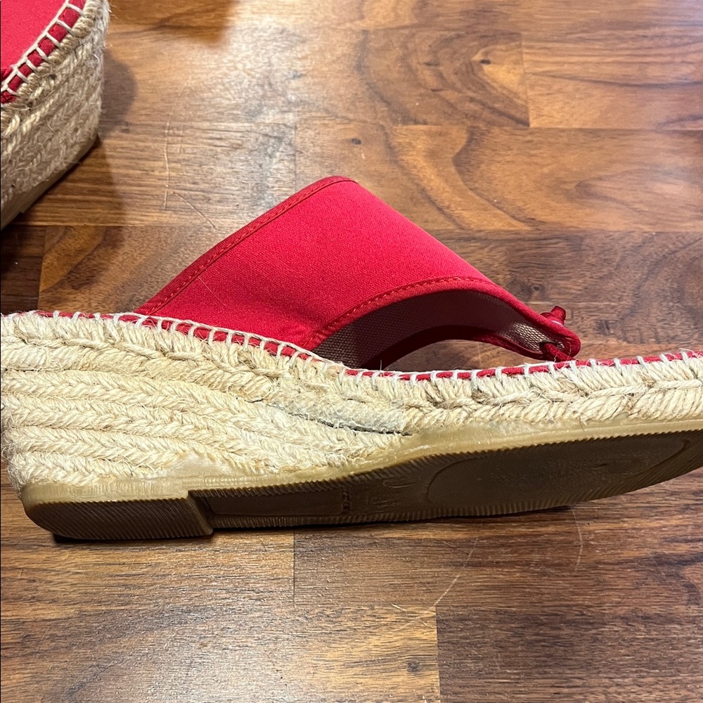 Burberry Red Espadrille - Picture 4 of 7